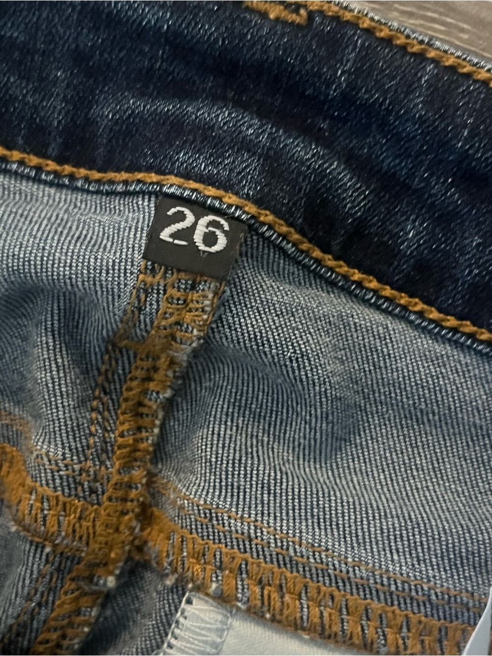 Aviator Best Travel Jeans Women’s Slim Straight Classic Indigo Size 26 Denim - Picture 12 of 16